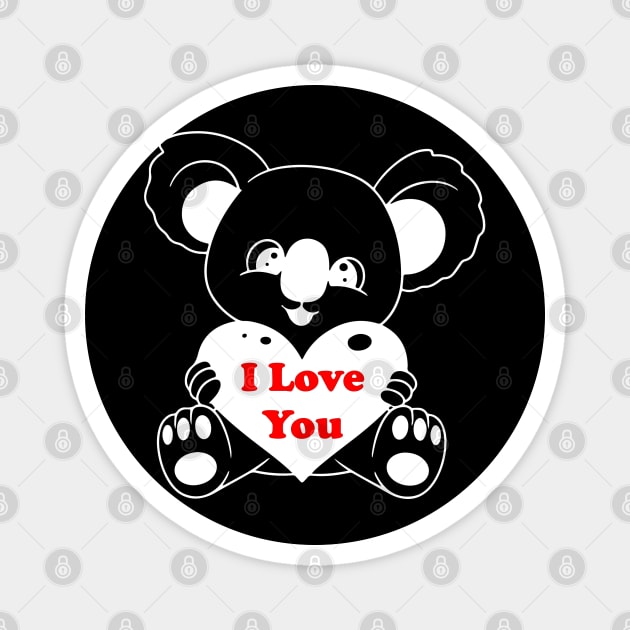 Baby Koala Bear Magnet by Rafy's Designs